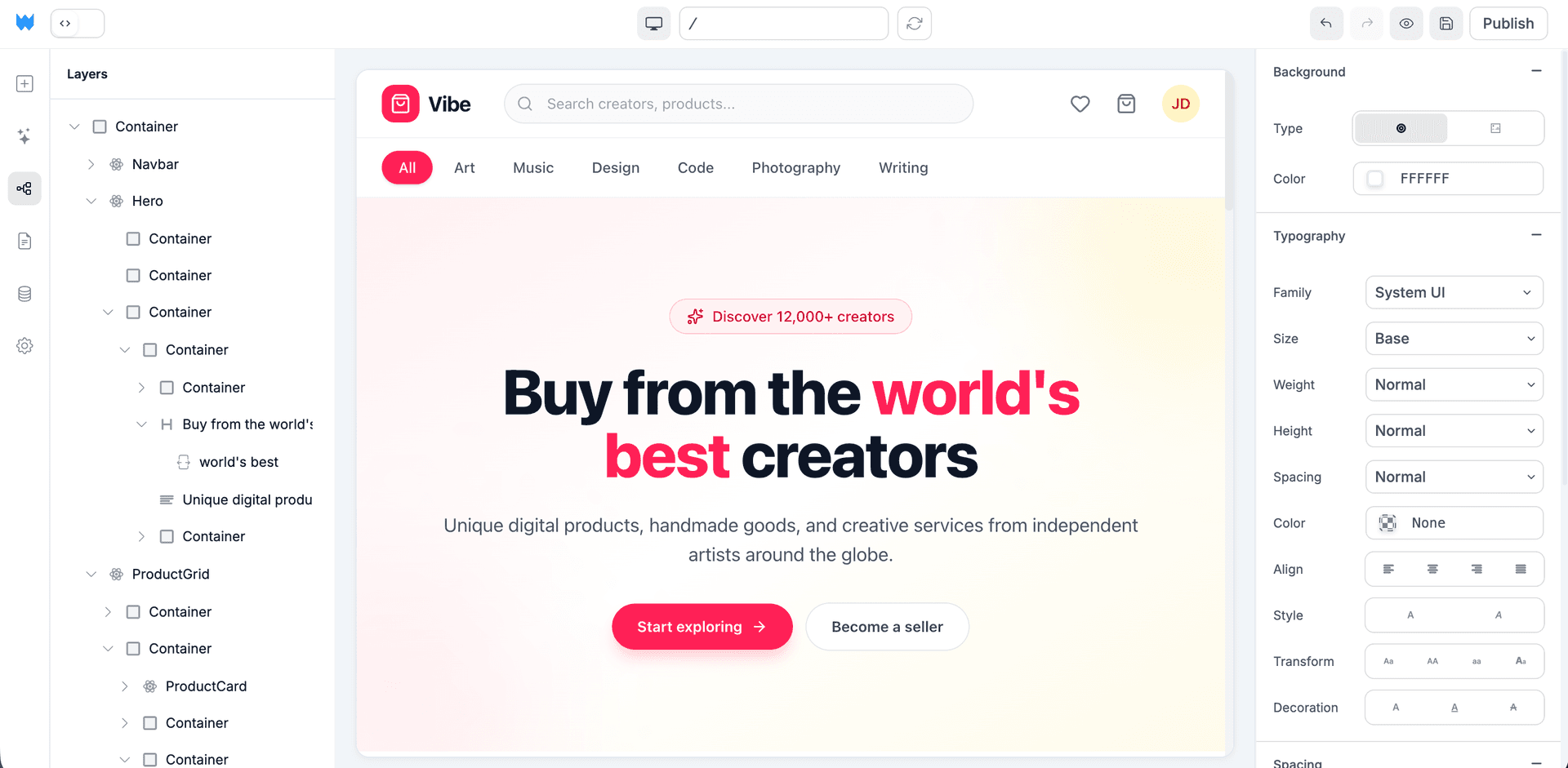 E-commerce stores