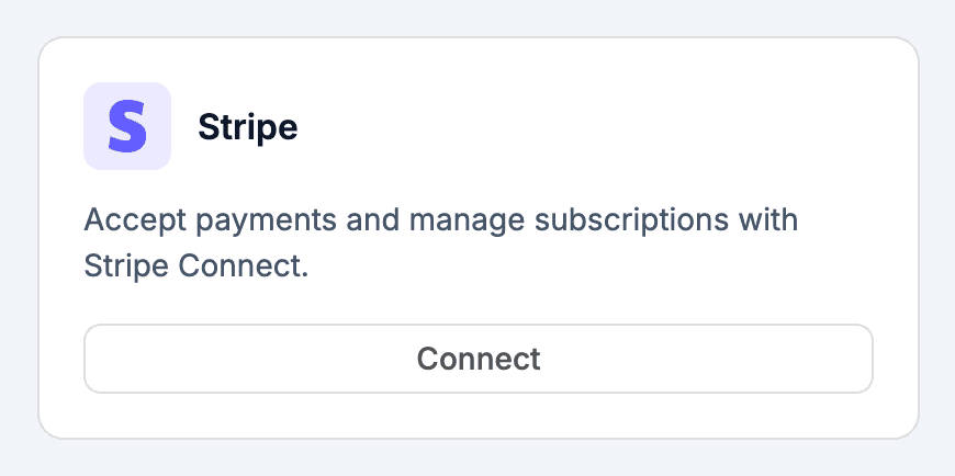 Authorize via Stripe Connect OAuth