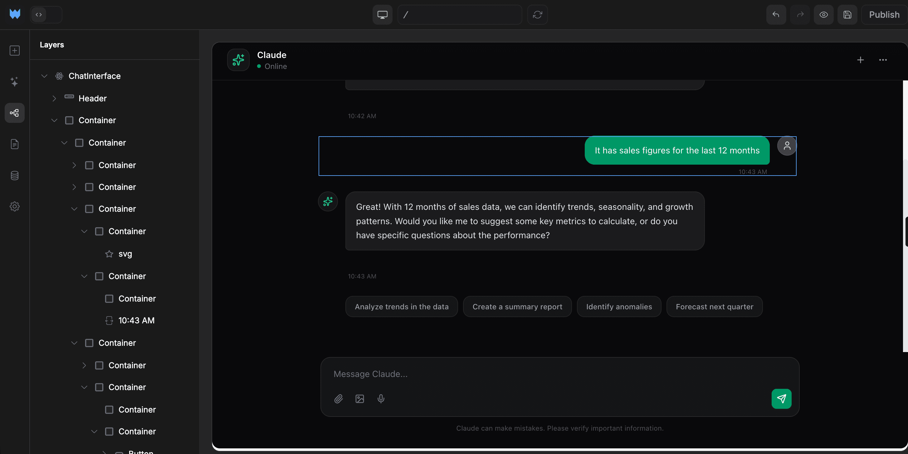 AI chatbots built with Webtwizz